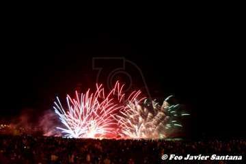 Los fuegos de Melenara 2018 (Foto Francisco Santana Ravelo)